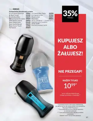 AVON - gazetka promocyjna Katalog Maj 2026 od soboty 02.05 do niedzieli 31.05 - strona 87