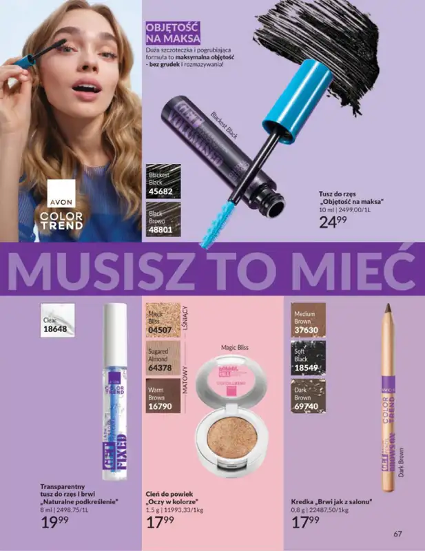 AVON - gazetka promocyjna Katalog Maj 2026 od soboty 02.05 do niedzieli 31.05 - strona 67