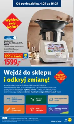 Lidl - gazetka promocyjna Oferta od poniedziałku od poniedziałku 04.05 do środy 06.05 - strona 35