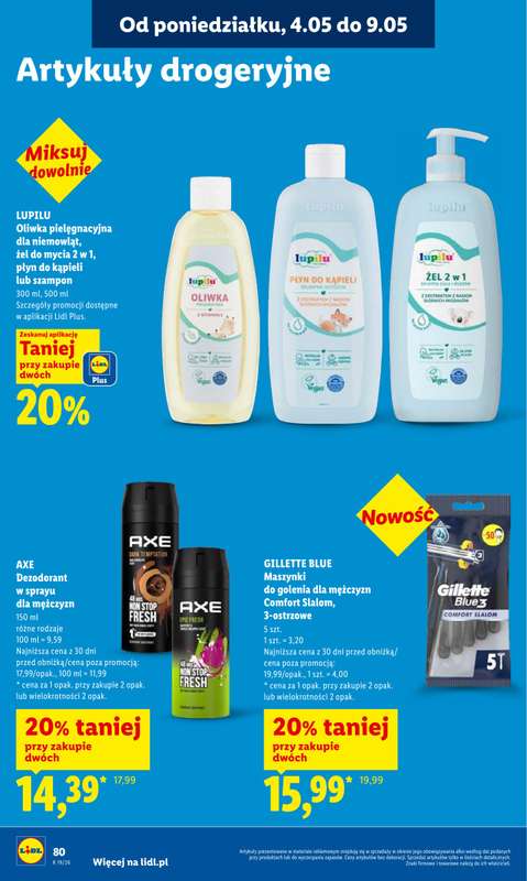 Lidl - gazetka promocyjna Oferta od poniedziałku od poniedziałku 04.05 do środy 06.05 - strona 86