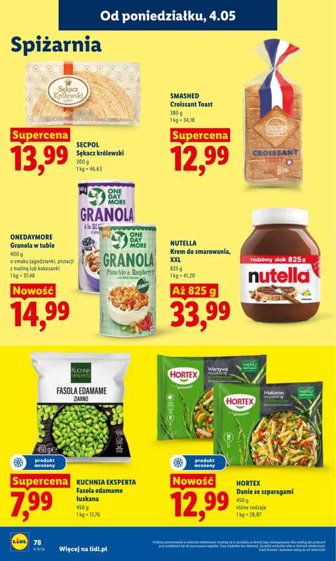 Lidl - gazetka promocyjna Oferta od poniedziałku od poniedziałku 04.05 do środy 06.05 - strona 84