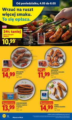 Lidl - gazetka promocyjna Oferta od poniedziałku od poniedziałku 04.05 do środy 06.05 - strona 58