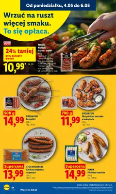 Lidl - gazetka promocyjna Oferta od poniedziałku od poniedziałku 04.05 do środy 06.05 - strona 58