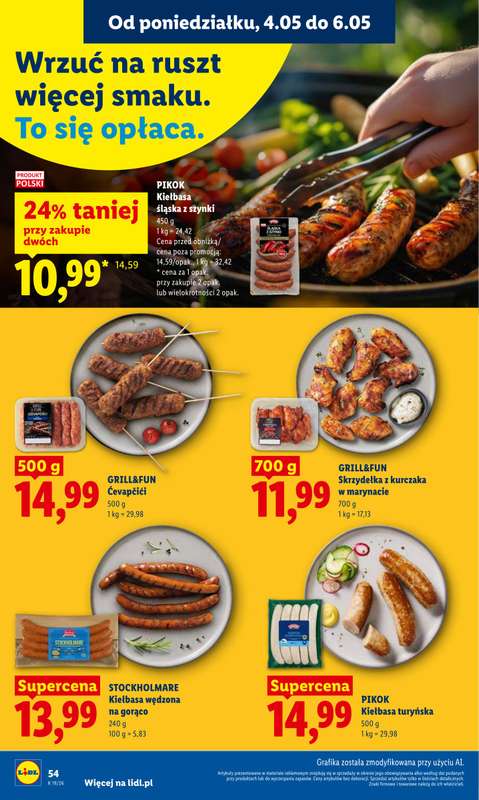 Lidl - gazetka promocyjna Oferta od poniedziałku od poniedziałku 04.05 do środy 06.05 - strona 58