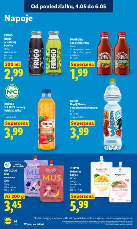 Lidl - gazetka promocyjna Oferta od poniedziałku od poniedziałku 04.05 do środy 06.05 - strona 70