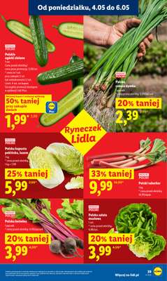 Lidl - gazetka promocyjna Oferta od poniedziałku od poniedziałku 04.05 do środy 06.05 - strona 39