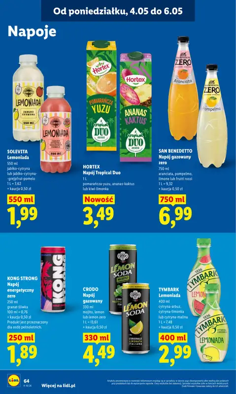 Lidl - gazetka promocyjna Oferta od poniedziałku od poniedziałku 04.05 do środy 06.05 - strona 68