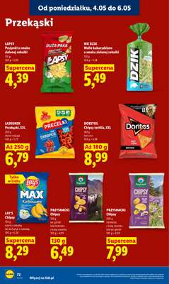 Lidl - gazetka promocyjna Oferta od poniedziałku od poniedziałku 04.05 do środy 06.05 - strona 78