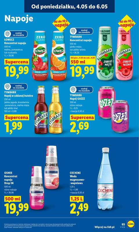Lidl - gazetka promocyjna Oferta od poniedziałku od poniedziałku 04.05 do środy 06.05 - strona 69