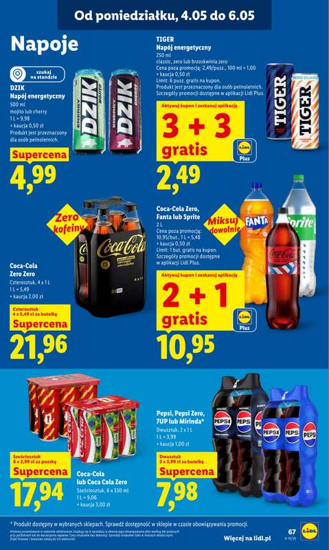 Lidl - gazetka promocyjna Oferta od poniedziałku od poniedziałku 04.05 do środy 06.05 - strona 71