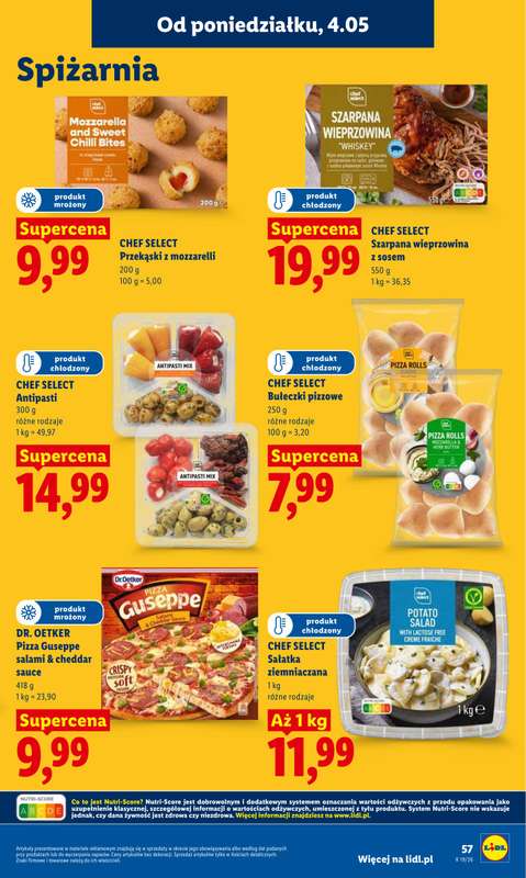 Lidl - gazetka promocyjna Oferta od poniedziałku od poniedziałku 04.05 do środy 06.05 - strona 61