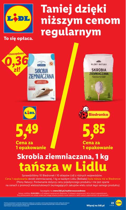Lidl - gazetka promocyjna Oferta od poniedziałku od poniedziałku 04.05 do środy 06.05 - strona 23