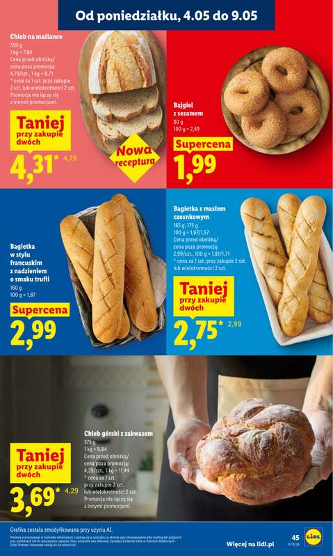 Lidl - gazetka promocyjna Oferta od poniedziałku od poniedziałku 04.05 do środy 06.05 - strona 47
