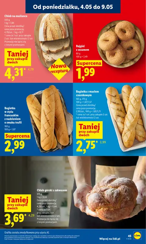 Lidl - gazetka promocyjna Oferta od poniedziałku od poniedziałku 04.05 do środy 06.05 - strona 47