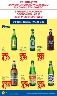 Lidl - gazetka promocyjna Oferta od poniedziałku od poniedziałku 04.05 do środy 06.05 - strona 74