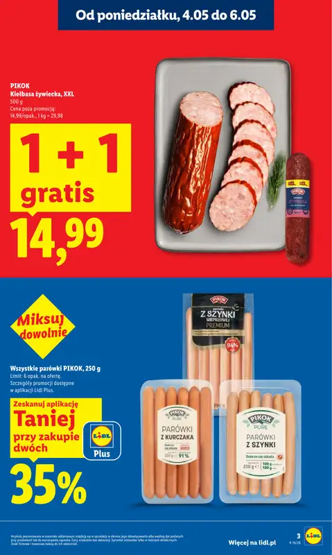 Lidl - gazetka promocyjna Oferta od poniedziałku   - strona 3