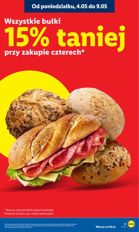 Lidl - gazetka promocyjna Oferta od poniedziałku od poniedziałku 04.05 do środy 06.05 - strona 5