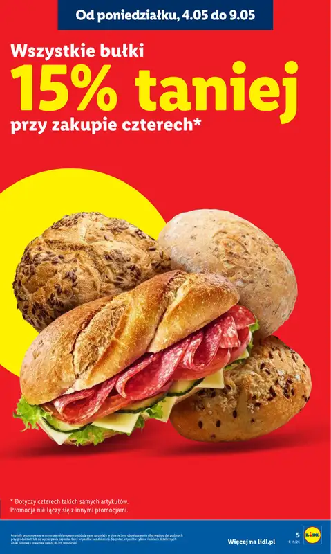 Lidl - gazetka promocyjna Oferta od poniedziałku od poniedziałku 04.05 do środy 06.05 - strona 5