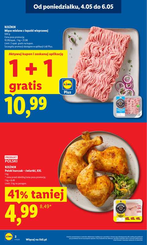 Lidl - gazetka promocyjna Oferta od poniedziałku od poniedziałku 04.05 do środy 06.05 - strona 2