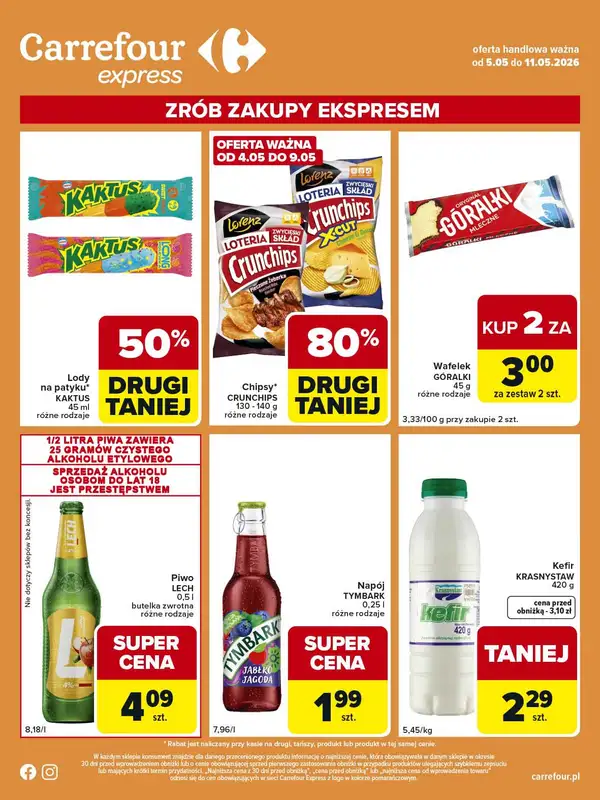 Carrefour Express - gazetka promocyjna Gazetka Express od wtorku 05.05 do poniedziałku 11.05 - strona 2