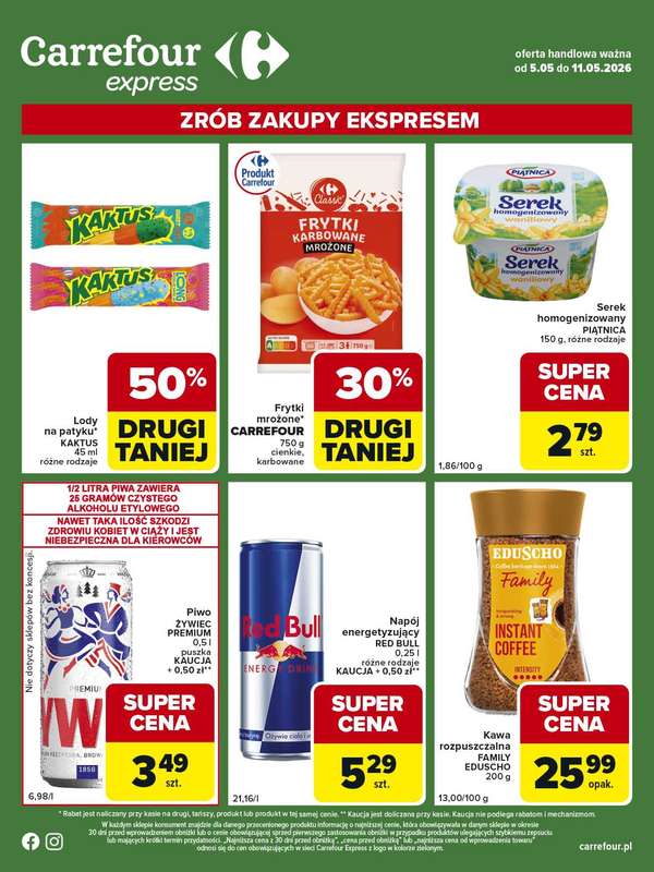 Carrefour Express - gazetka promocyjna Gazetka Express od wtorku 05.05 do poniedziałku 11.05 - strona 2