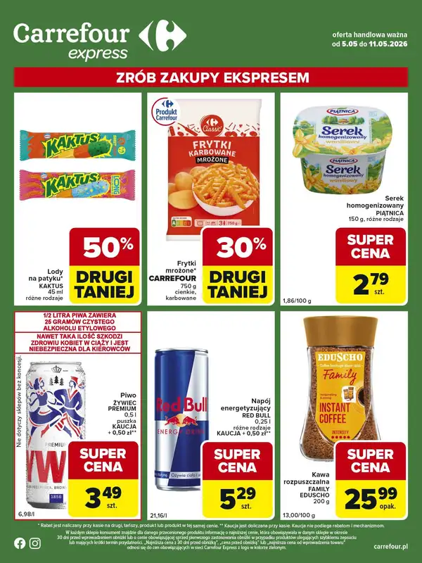 Carrefour Express - gazetka promocyjna Gazetka Express od wtorku 05.05 do poniedziałku 11.05 - strona 2