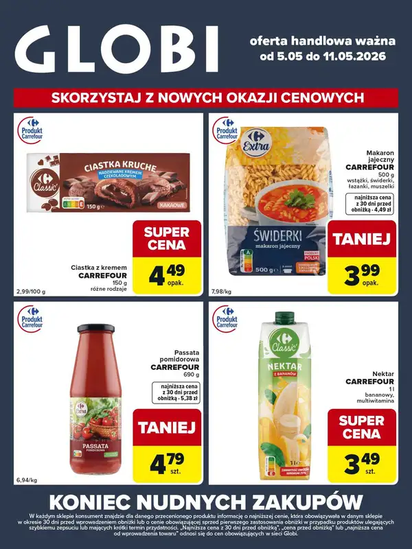 Globi - gazetka promocyjna Gazetka Globi od wtorku 05.05 do poniedziałku 11.05 - strona 2
