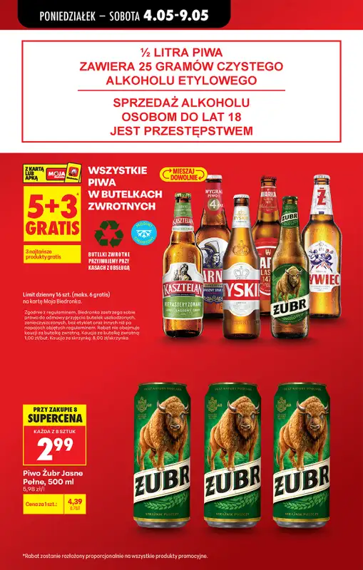 Biedronka - gazetka promocyjna Od poniedziałku od poniedziałku 04.05 do soboty 09.05 - strona 13