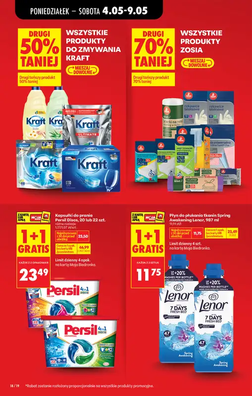 Biedronka - gazetka promocyjna Od poniedziałku od poniedziałku 04.05 do soboty 09.05 - strona 18
