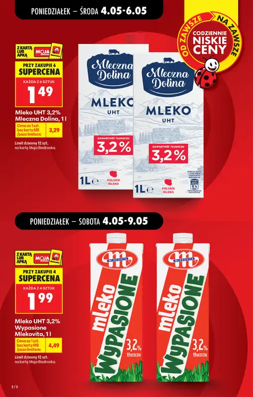 Biedronka - gazetka promocyjna Od poniedziałku   - strona 2