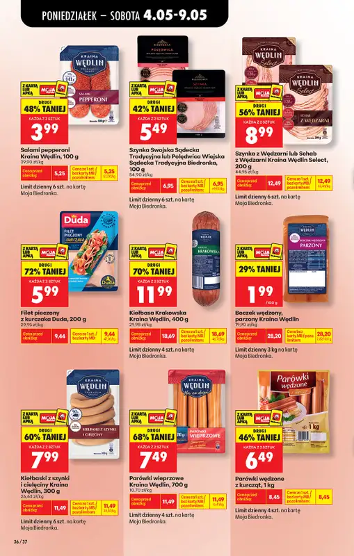 Biedronka - gazetka promocyjna Od poniedziałku od poniedziałku 04.05 do soboty 09.05 - strona 38