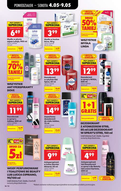 Biedronka - gazetka promocyjna Od poniedziałku, Z ladą tradycyjną od poniedziałku 04.05 do soboty 09.05 - strona 68
