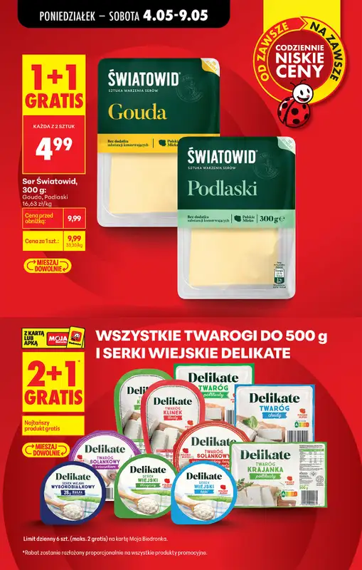 Biedronka - gazetka promocyjna Od poniedziałku, Z ladą tradycyjną od poniedziałku 04.05 do soboty 09.05 - strona 5
