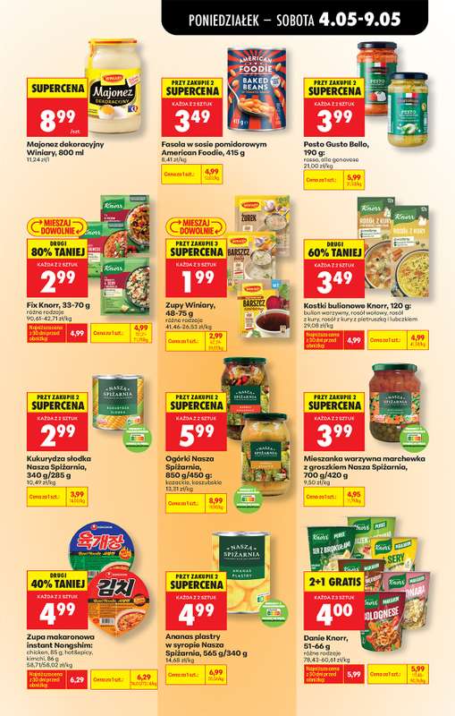 Biedronka - gazetka promocyjna Od poniedziałku, Z ladą tradycyjną od poniedziałku 04.05 do soboty 09.05 - strona 53