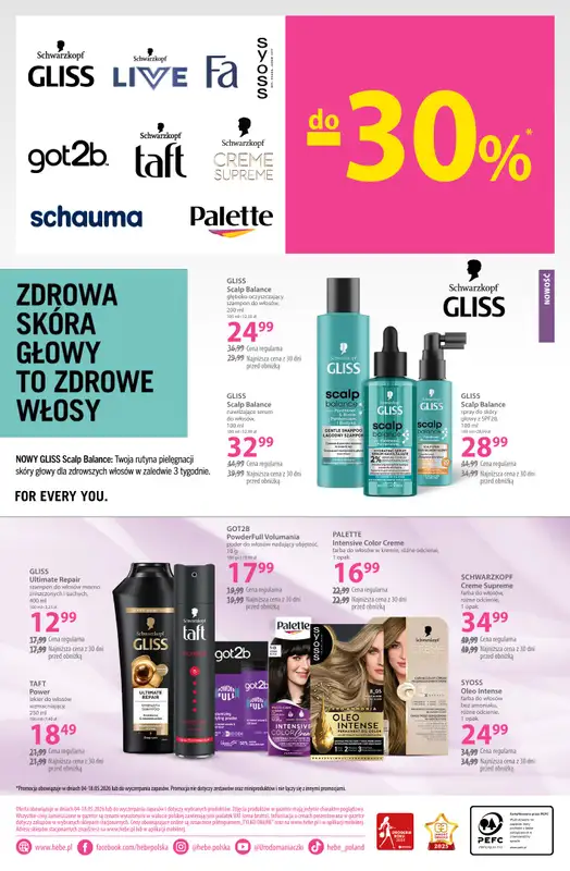 Hebe - gazetka promocyjna Gazetka od poniedziałku 04.05 do poniedziałku 18.05 - strona 20