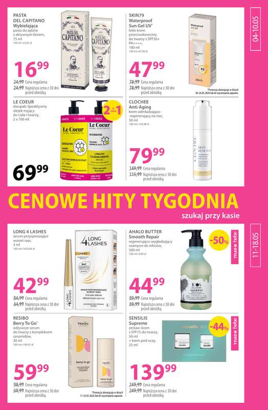 Hebe - gazetka promocyjna Gazetka od poniedziałku 04.05 do poniedziałku 18.05 - strona 7