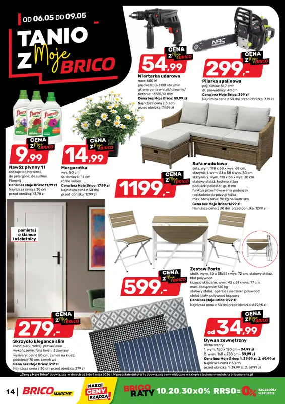 Bricomarche - gazetka promocyjna Gazetka  do soboty 16.05 - strona 14