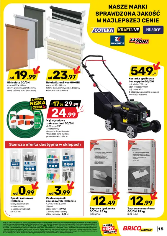 Bricomarche - gazetka promocyjna Gazetka  do soboty 16.05 - strona 15