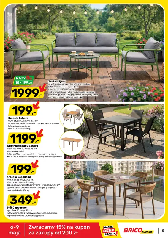 Bricomarche - gazetka promocyjna Gazetka  do soboty 16.05 - strona 9