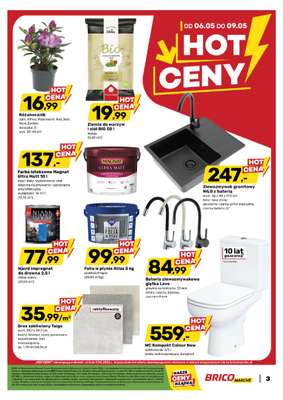 Bricomarche - gazetka promocyjna Hot ceny od środy 06.05 do soboty 09.05 - strona 3