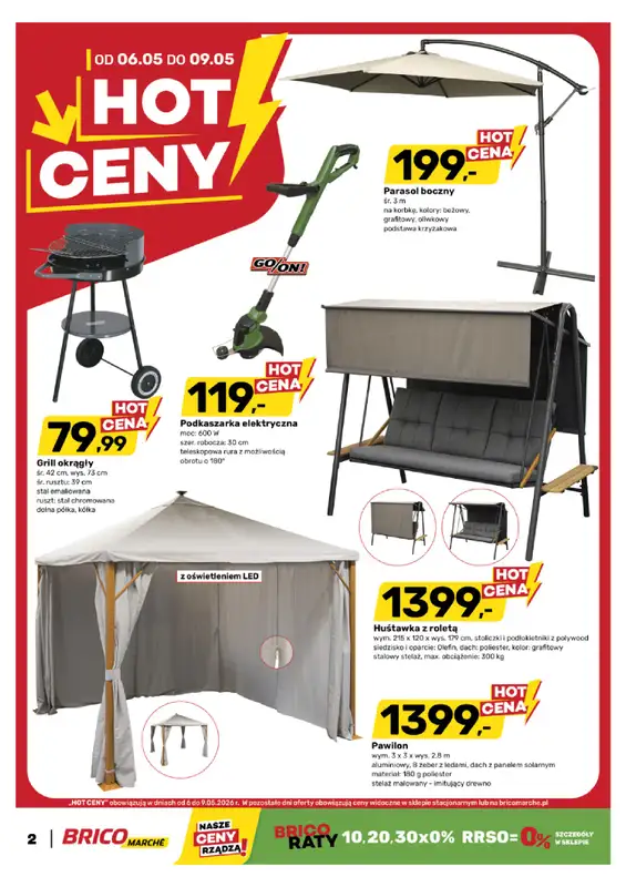 Bricomarche - gazetka promocyjna Hot ceny od środy 06.05 do soboty 09.05 - strona 2