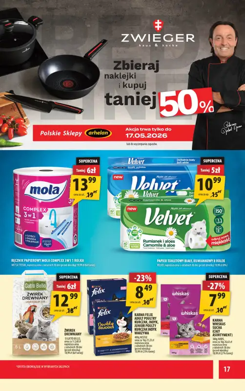 Arhelan - gazetka promocyjna Gazetka od piątku 08.05 do niedzieli 17.05 - strona 17