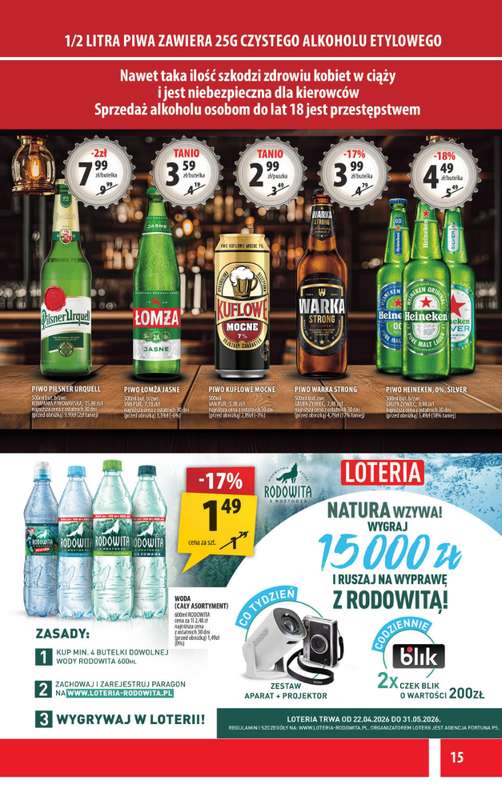 Arhelan - gazetka promocyjna Gazetka od piątku 08.05 do niedzieli 17.05 - strona 15