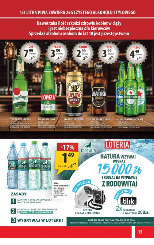 Arhelan - gazetka promocyjna Gazetka od piątku 08.05 do niedzieli 17.05 - strona 15