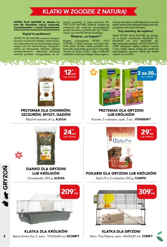 Aquael zoo - gazetka promocyjna Gazetka od poniedziałku 04.05 do niedzieli 31.05 - strona 8