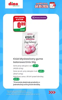 Dino - gazetka promocyjna Specjalna oferta na 04.05.2026 - promocje spoza gazetki od poniedziałku 04.05 do poniedziałku 04.05 - strona 10