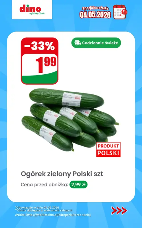 Dino - gazetka promocyjna Specjalna oferta na 04.05.2026 - promocje spoza gazetki   - strona 2
