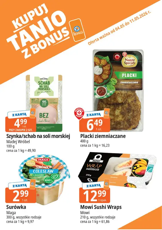 Leclerc - gazetka promocyjna Kupuj tanio z bonus od poniedziałku 04.05 do poniedziałku 11.05 - strona 6