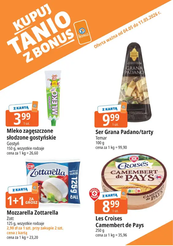 Leclerc - gazetka promocyjna Kupuj tanio z bonus od poniedziałku 04.05 do poniedziałku 11.05 - strona 3