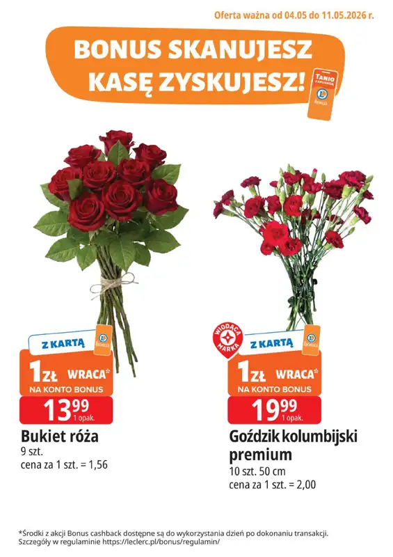 Leclerc - gazetka promocyjna Kupuj tanio z bonus od poniedziałku 04.05 do poniedziałku 11.05 - strona 10